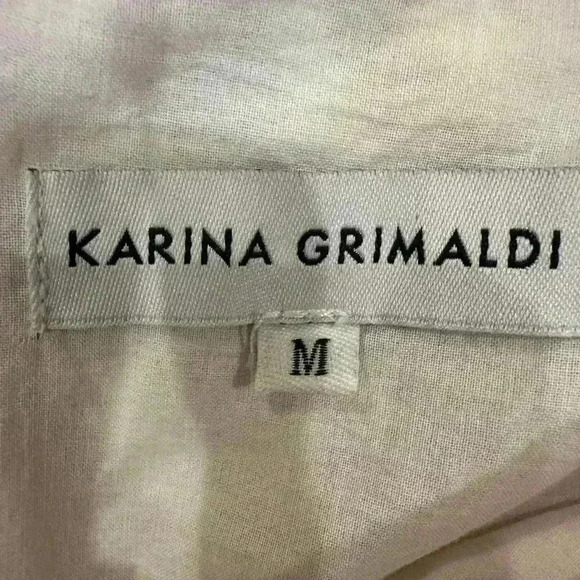 Karina Grimaldi Linen Animal Print Dress Size Medium - Picture 2 of 5